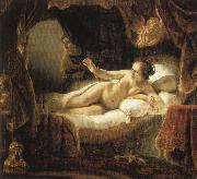 Rembrandt van rijn, Danae